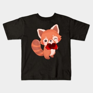 Red panda My Animal Spirit-Red panda Boxing - Funny Red Panda Lover Red pandas Essentiel Kids T-Shirt